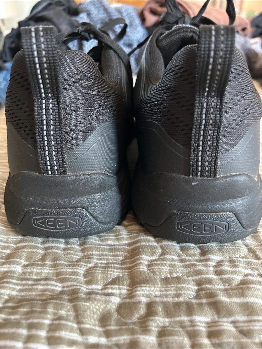 Men’s Keen Utility Sparta Aluminum Toe Black Work Sneakers size 12EE